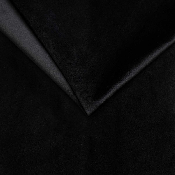 Velvet Black Fabric