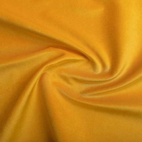 Velvet Sunny Yellow Fabric