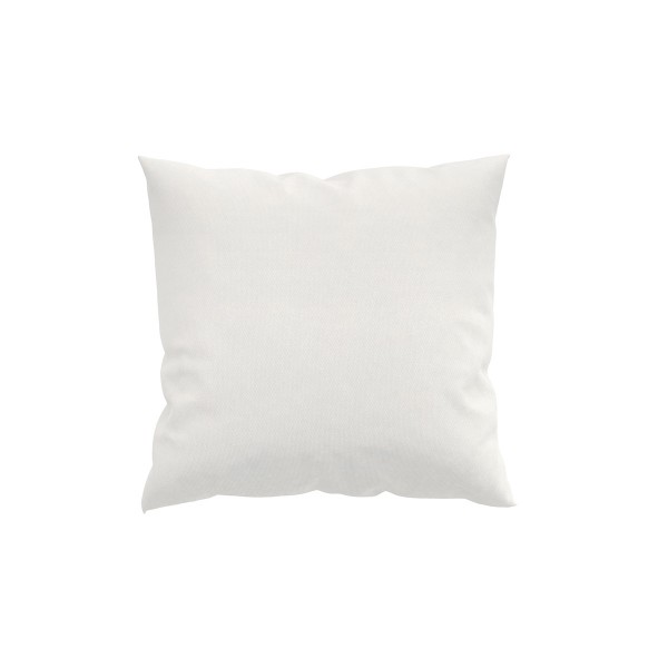Square decorative pillowcase 40x40cm in Cotton White fabric