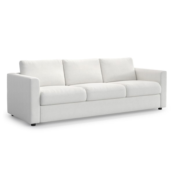 Vimle 3 Seater Sofa Cover in Cotton White